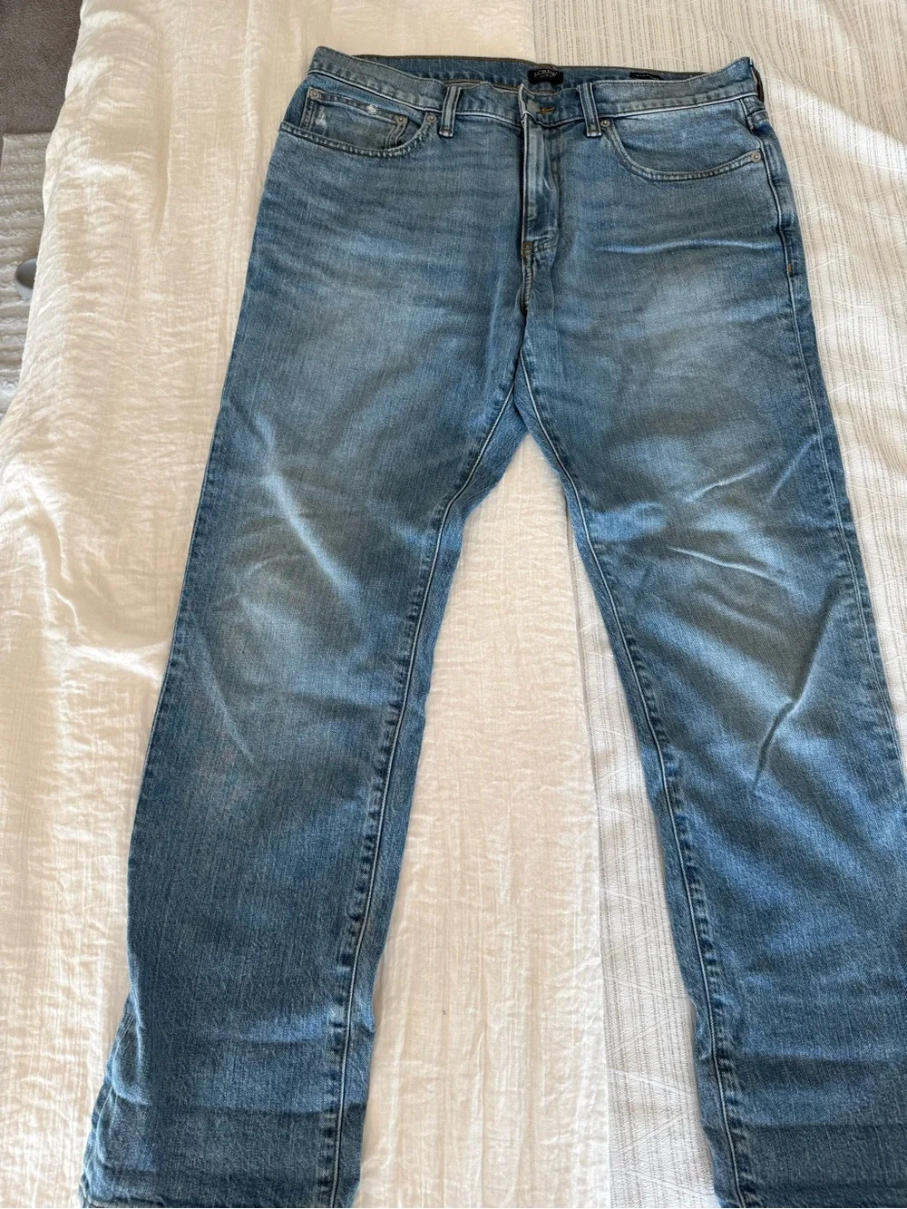 J. Crew Men's Light Blue Straight Jeans